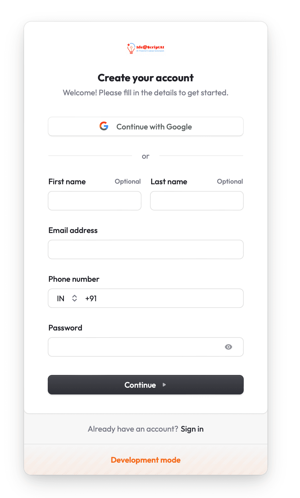 Sign-Up