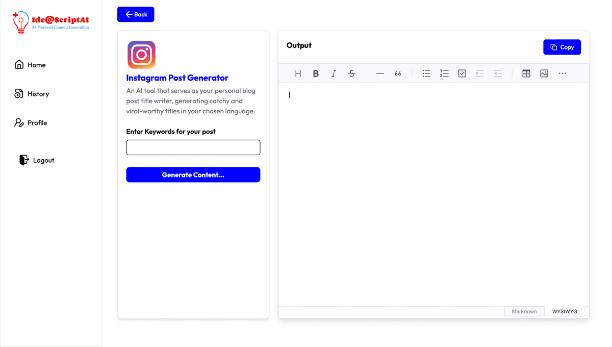 Content Generation - Template 2